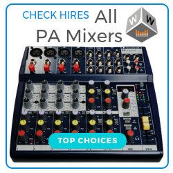 pa mixer hire london