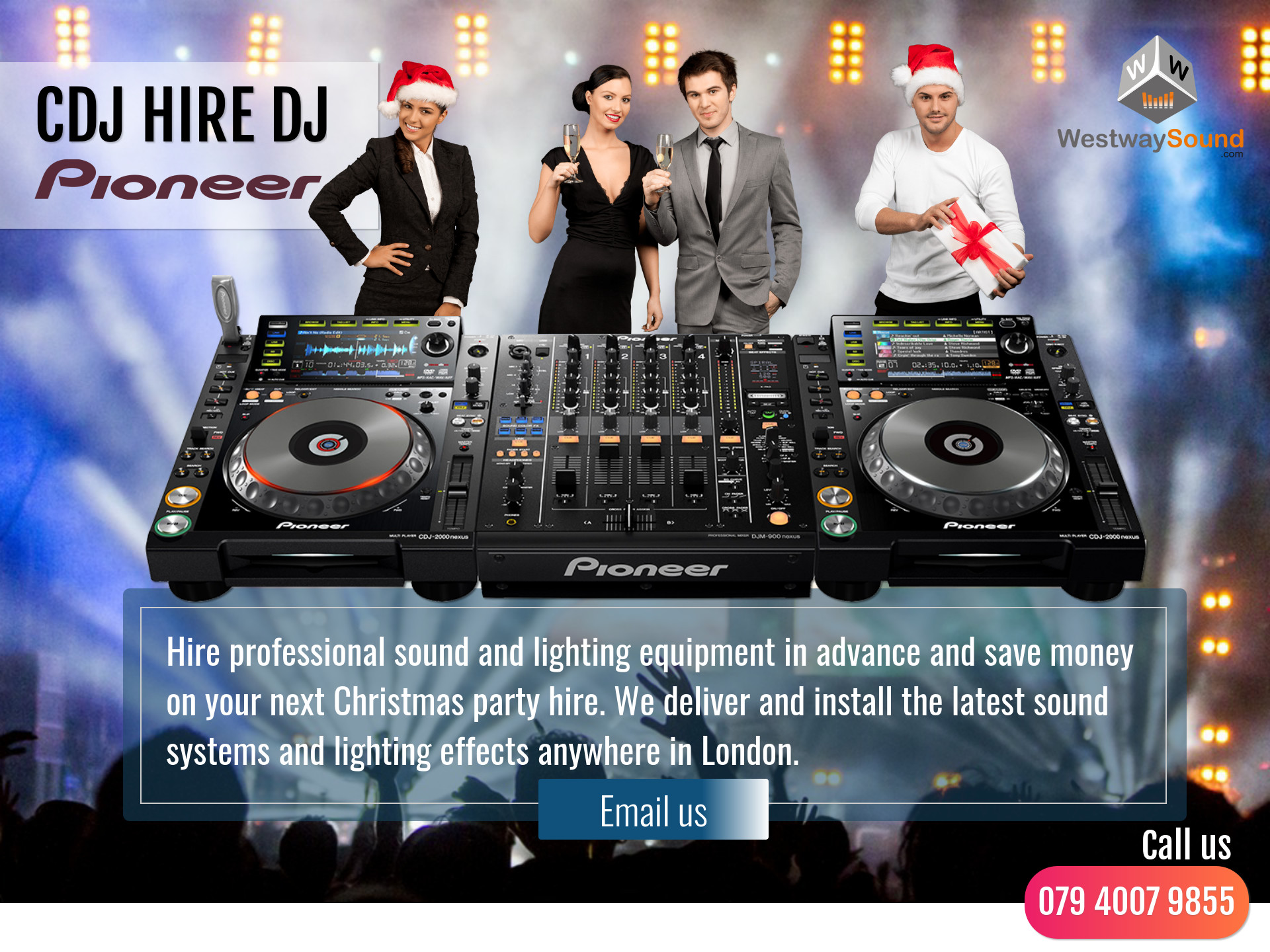 christmas party hire