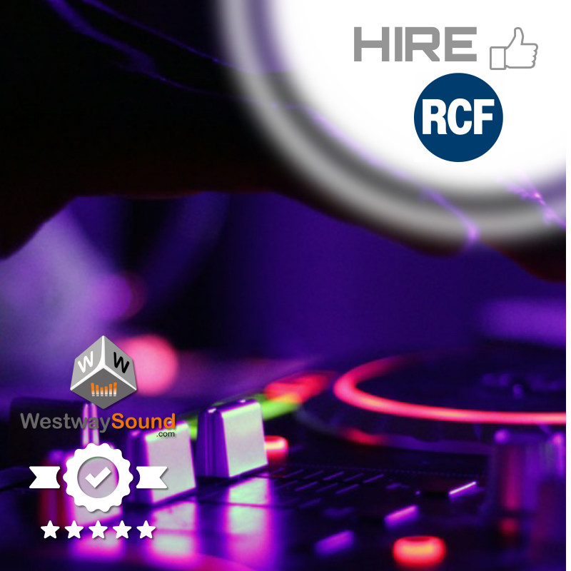 hire rcf speakers london