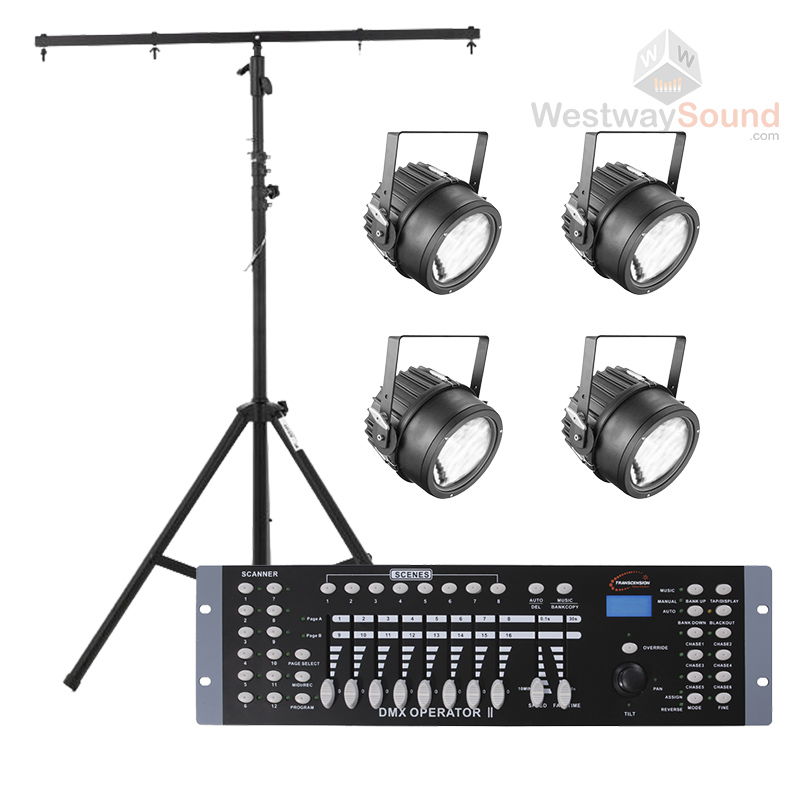 lights stage set hire