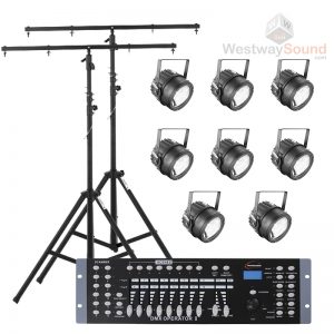 Stage Lighting Package (8 Halogen Lamps)